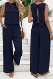 Tie Back Top and Pants Set *Multiple Color Options*