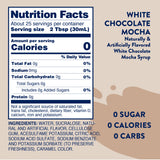 White Chocolate Mocha Skinny Syrup