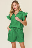 Textured Top and Shorts Set *Multiple Color Options*