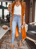 Always Perfect Long Sleeve Velvet Duster