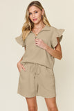 Textured Top and Shorts Set *Multiple Color Options*