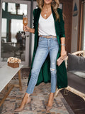 Always Perfect Long Sleeve Velvet Duster