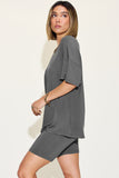 Relaxed Fit Drop Shoulder Set *Multiple Color Options*