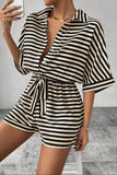 Tie Waist Striped Romper *Multiple Color Options*