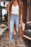 Always Perfect Long Sleeve Velvet Duster