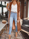 Always Perfect Long Sleeve Velvet Duster