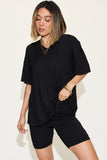 Relaxed Fit Drop Shoulder Set *Multiple Color Options*