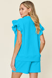 Textured Top and Shorts Set *Multiple Color Options*