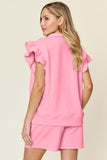 Textured Top and Shorts Set *Multiple Color Options*