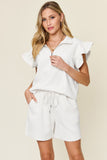 Textured Top and Shorts Set *Multiple Color Options*