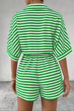 Tie Waist Striped Romper *Multiple Color Options*