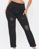 Y.M.I. Dream Paperbag Waist Mom Jean