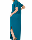 The Rosalie Pocket Maxi Dress