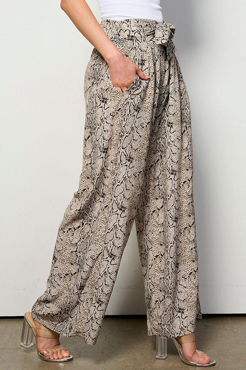 Chloe Snake Print Pants