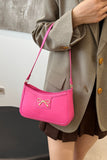 Bow Trim Shoulder Bag *Multiple Color Options*