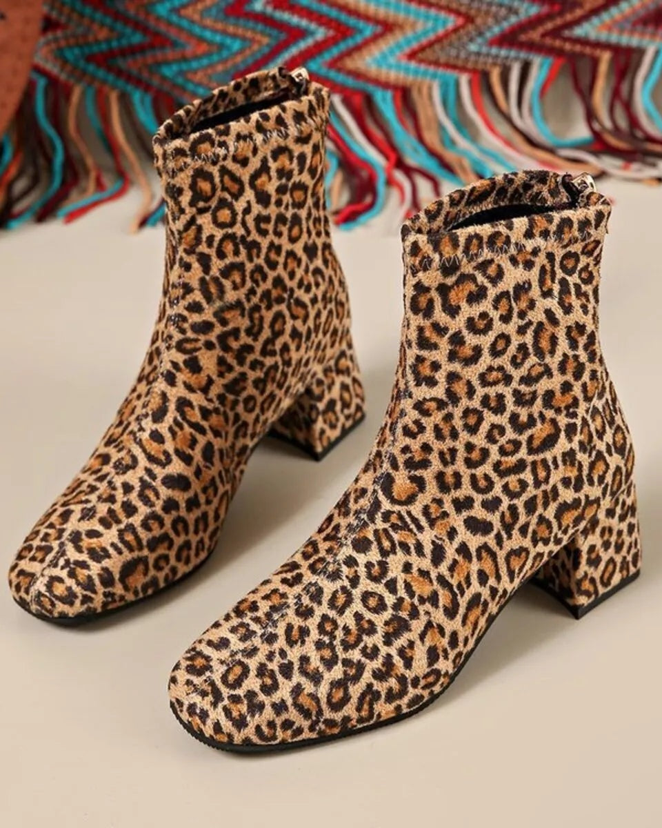 Block Heel Ankle Boots *Multiple Color Options*