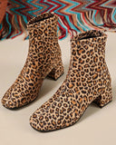 Block Heel Ankle Boots *Multiple Color Options*