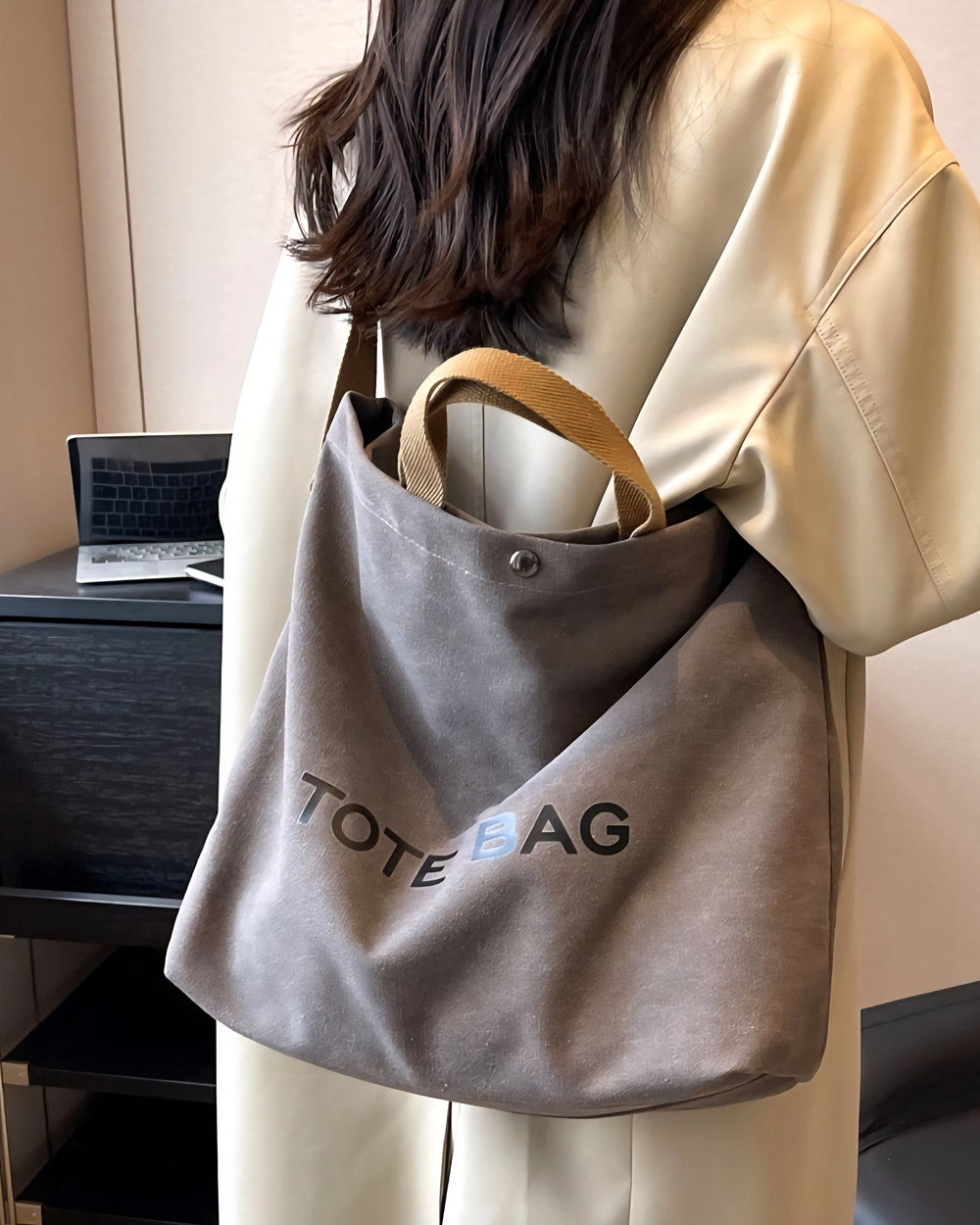 Minimalist Canvas Tote Bag