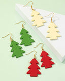 Country Christmas Tree Earrings