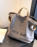 Minimalist Canvas Tote Bag