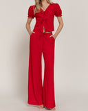 Lilly Tie Top and Pant Set