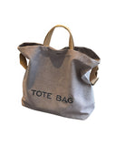 Minimalist Canvas Tote Bag