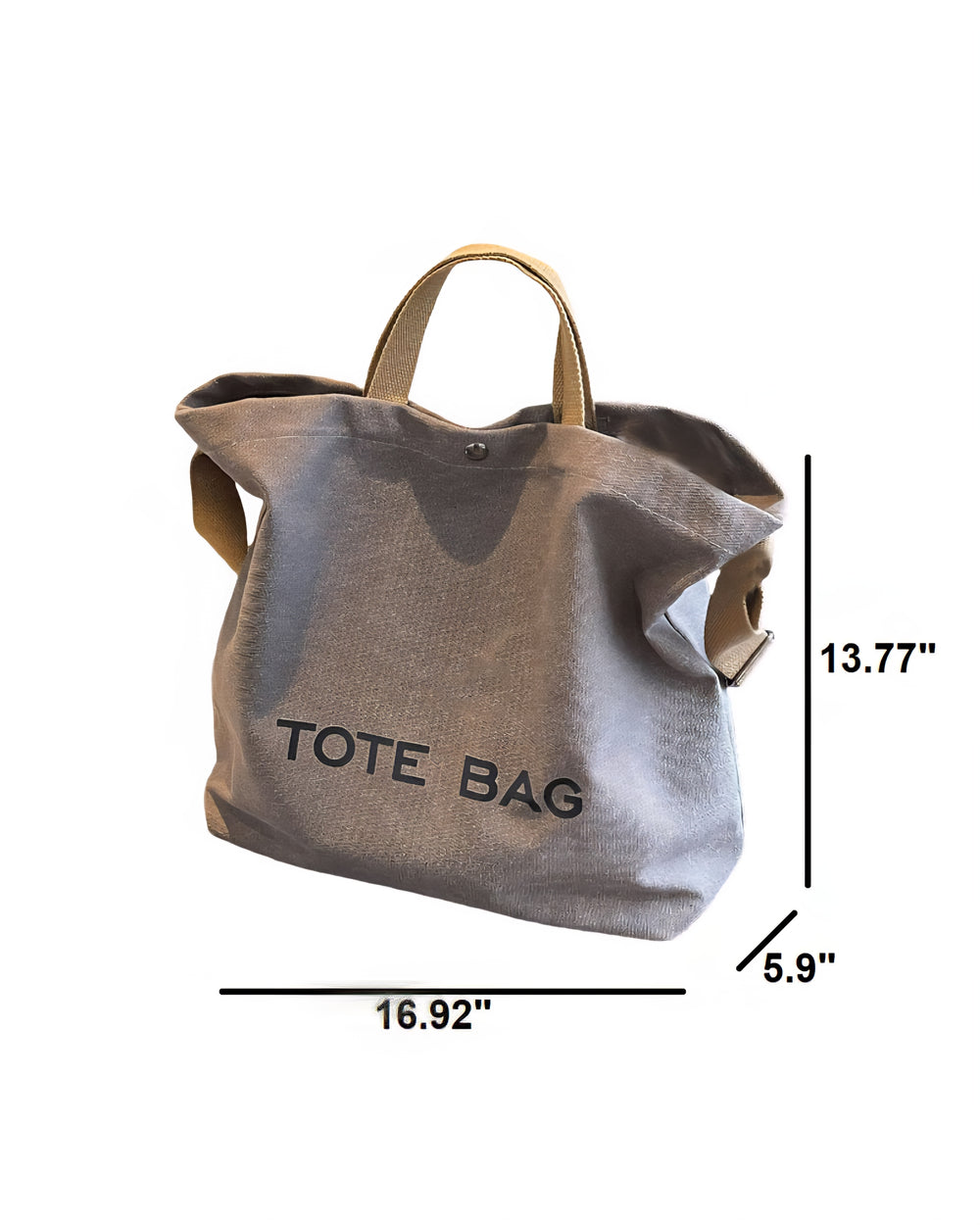 Minimalist Canvas Tote Bag