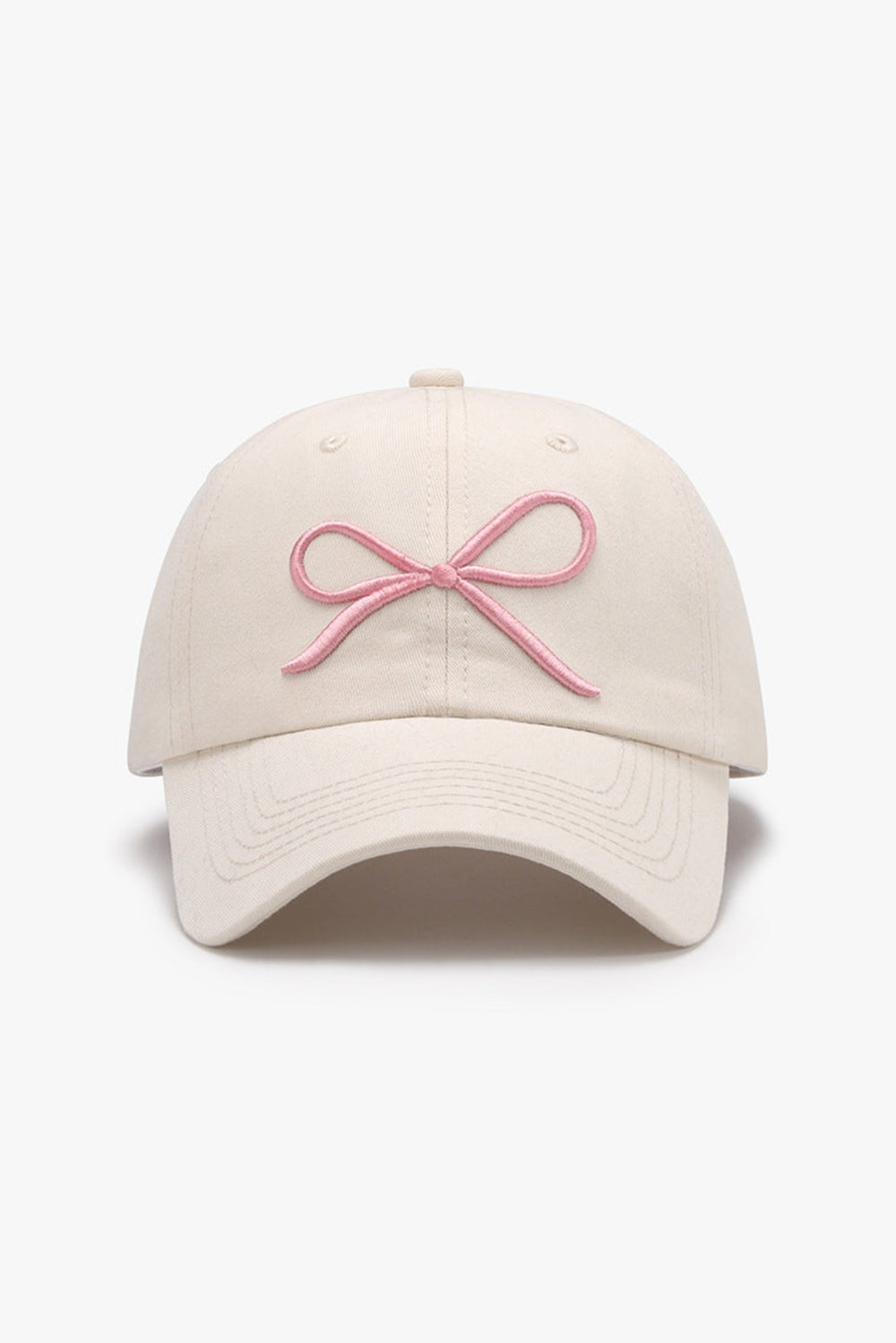 Bow Embroidered Baseball Cap *Multiple Color Options*