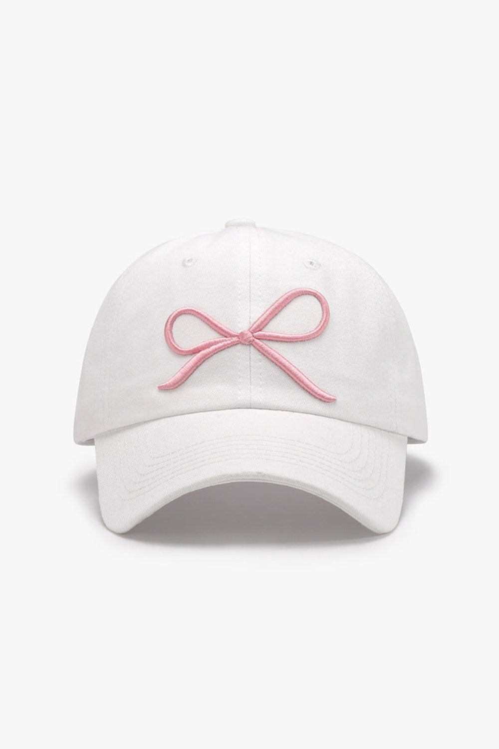 Bow Embroidered Baseball Cap *Multiple Color Options*