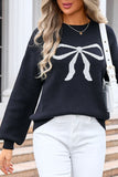 Bow Round Neck Sweater *Multiple Color Options*