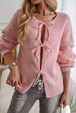 Tied Drop Shoulder Cardigan *Multiple Color Options*