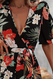 Printed Tie Waist Romper *Multiple Color Options*