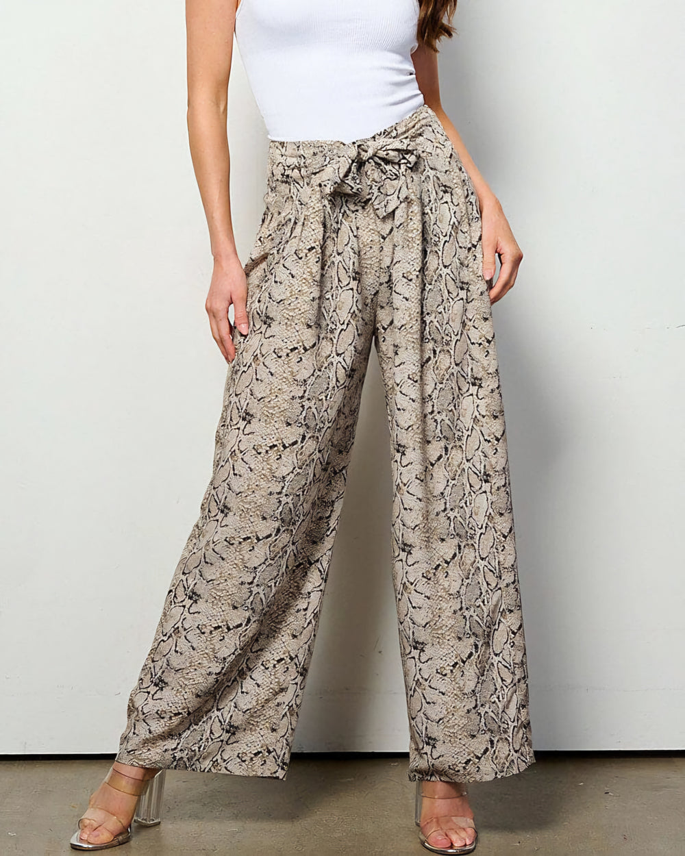 Chloe Snake Print Pants