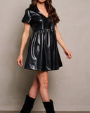 Scarlett Faux Leather Dress