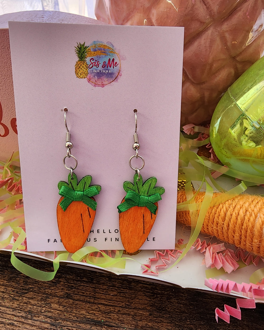 Cutesy Carrot Earrings