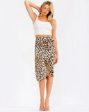 Untamed Elegance Midi Skirt