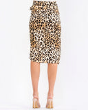 Untamed Elegance Midi Skirt