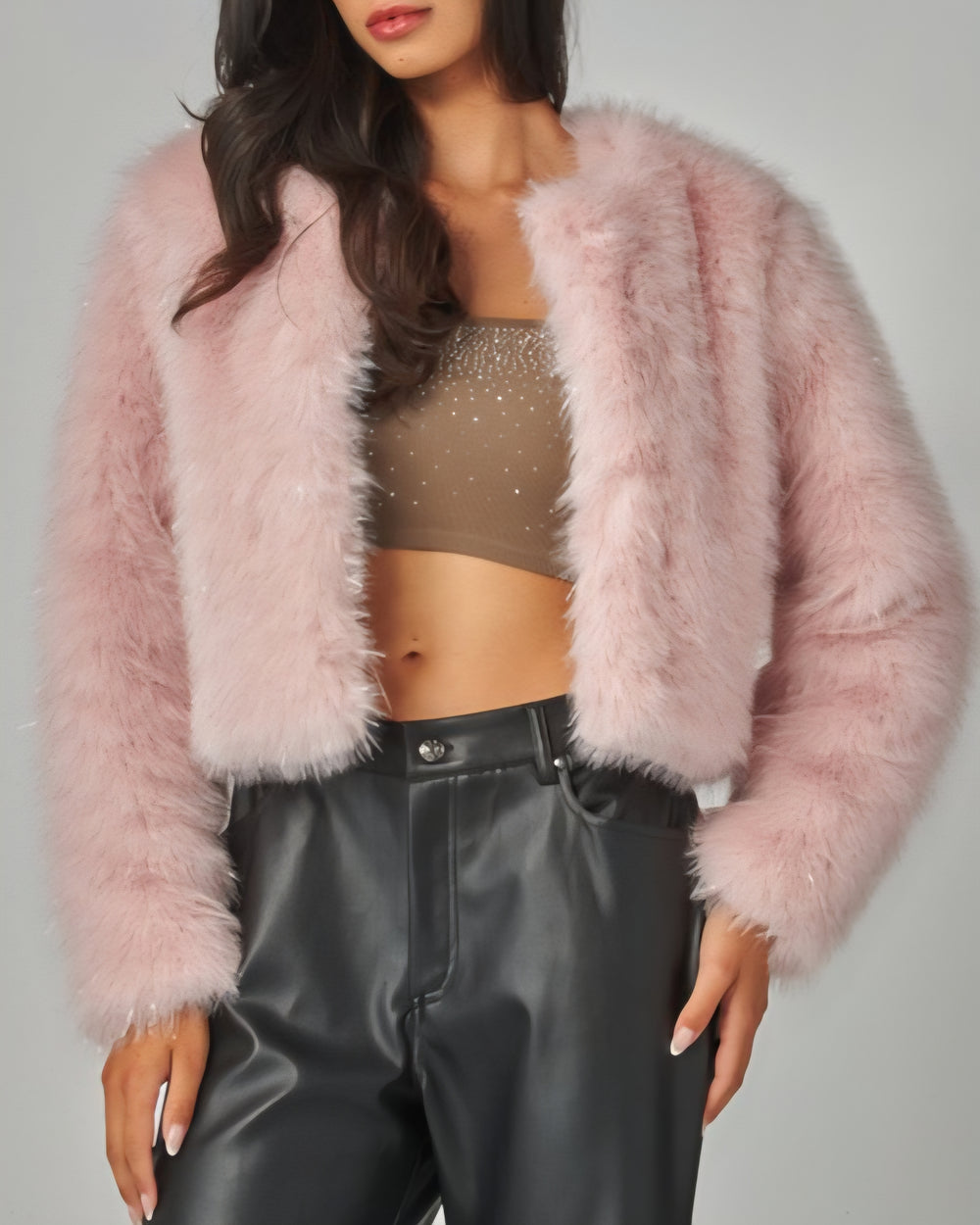 Winter Party Faux Fur Jacket
