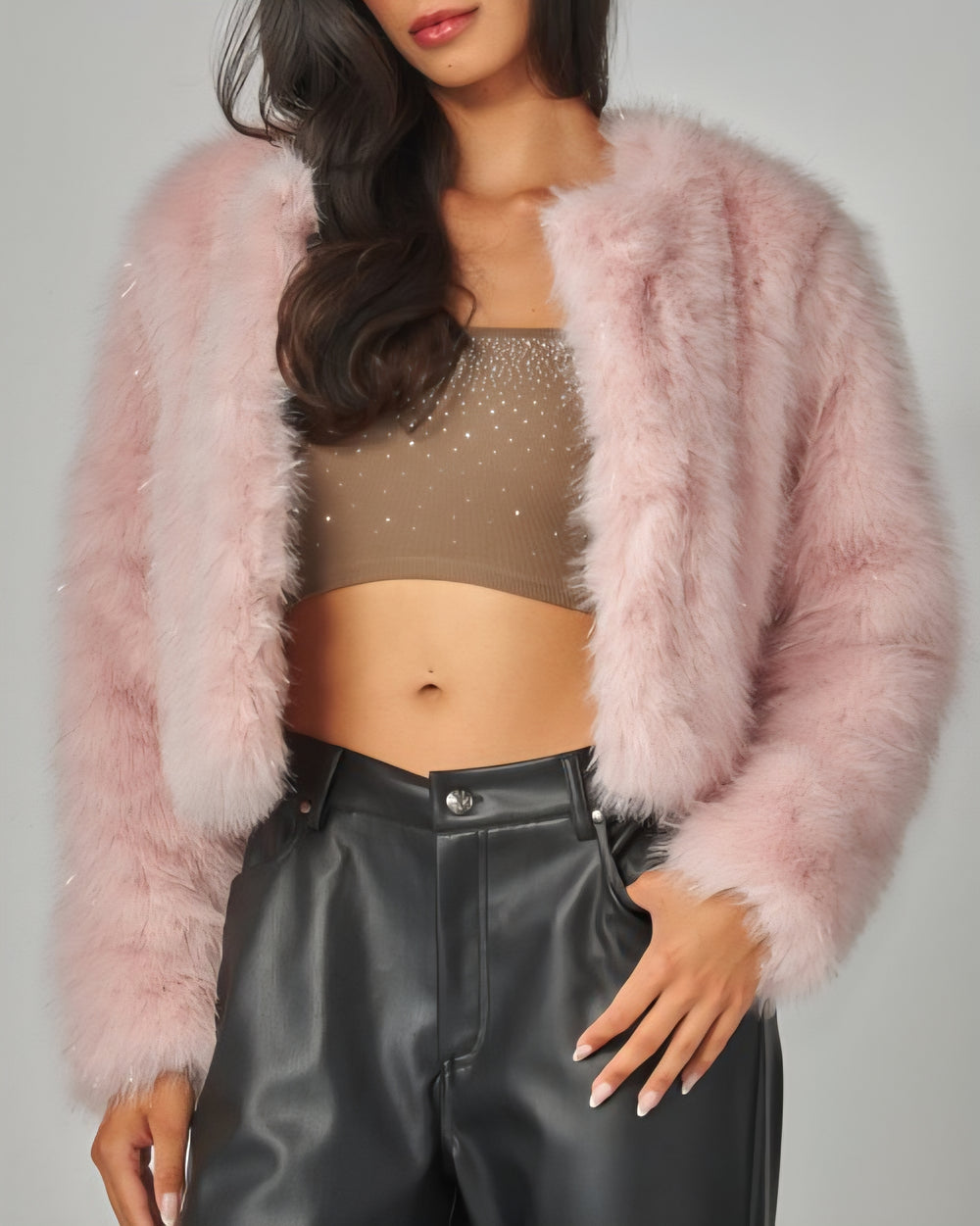 Winter Party Faux Fur Jacket