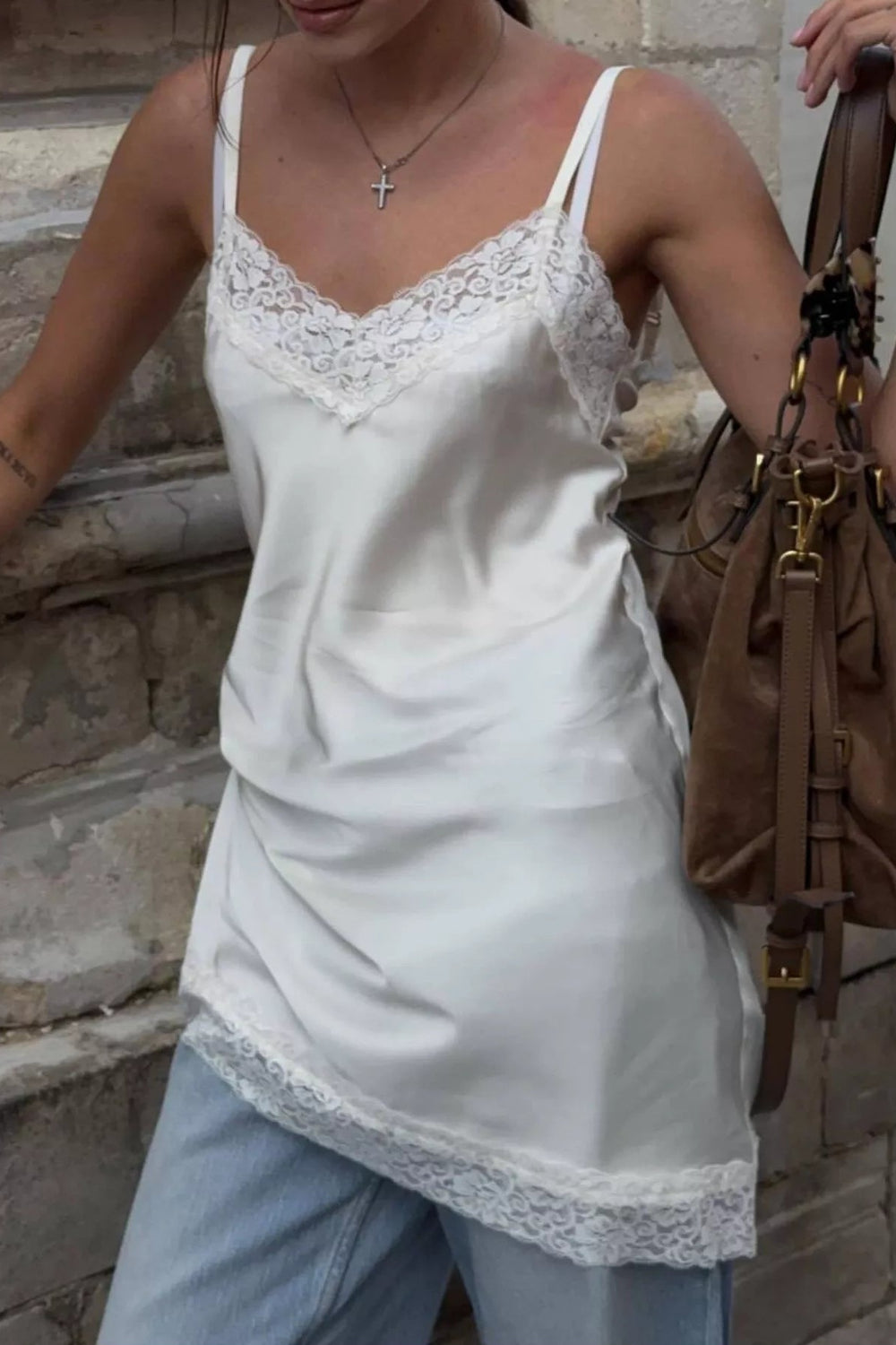 Lace Detail V-Neck Cami *Multiple Color Options*