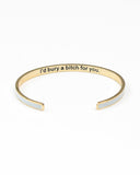 Girl Gang Bangle Bracelets With Sassy Sayings