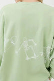 Skeleton Oversized Sweatshirt *Multiple Color Options*