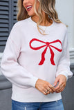 Bow Round Neck Sweater *Multiple Color Options*