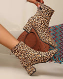 Block Heel Ankle Boots *Multiple Color Options*