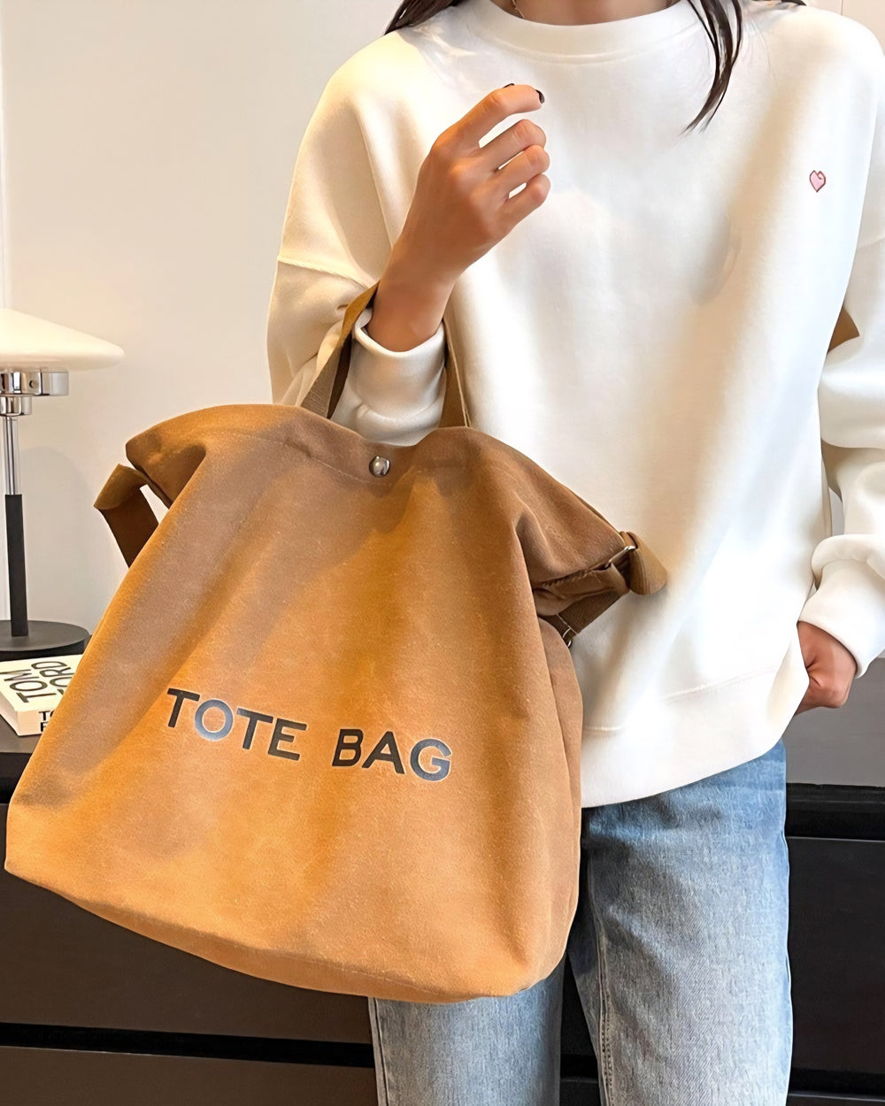 Minimalist Canvas Tote Bag