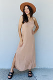 Good Energy Side Slit Maxi Dress