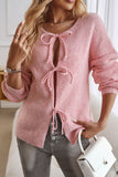 Tied Drop Shoulder Cardigan *Multiple Color Options*