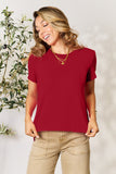 Round Neck Short Sleeve Tee *Multiple Color Options*