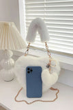 Heart Shape Faux Fur Handbag *Multiple Color Options*