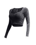 Grunge Goddess Crop Top